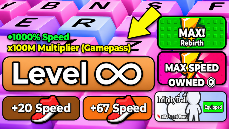 Official game media showing trail and equipped speed boost interface elements